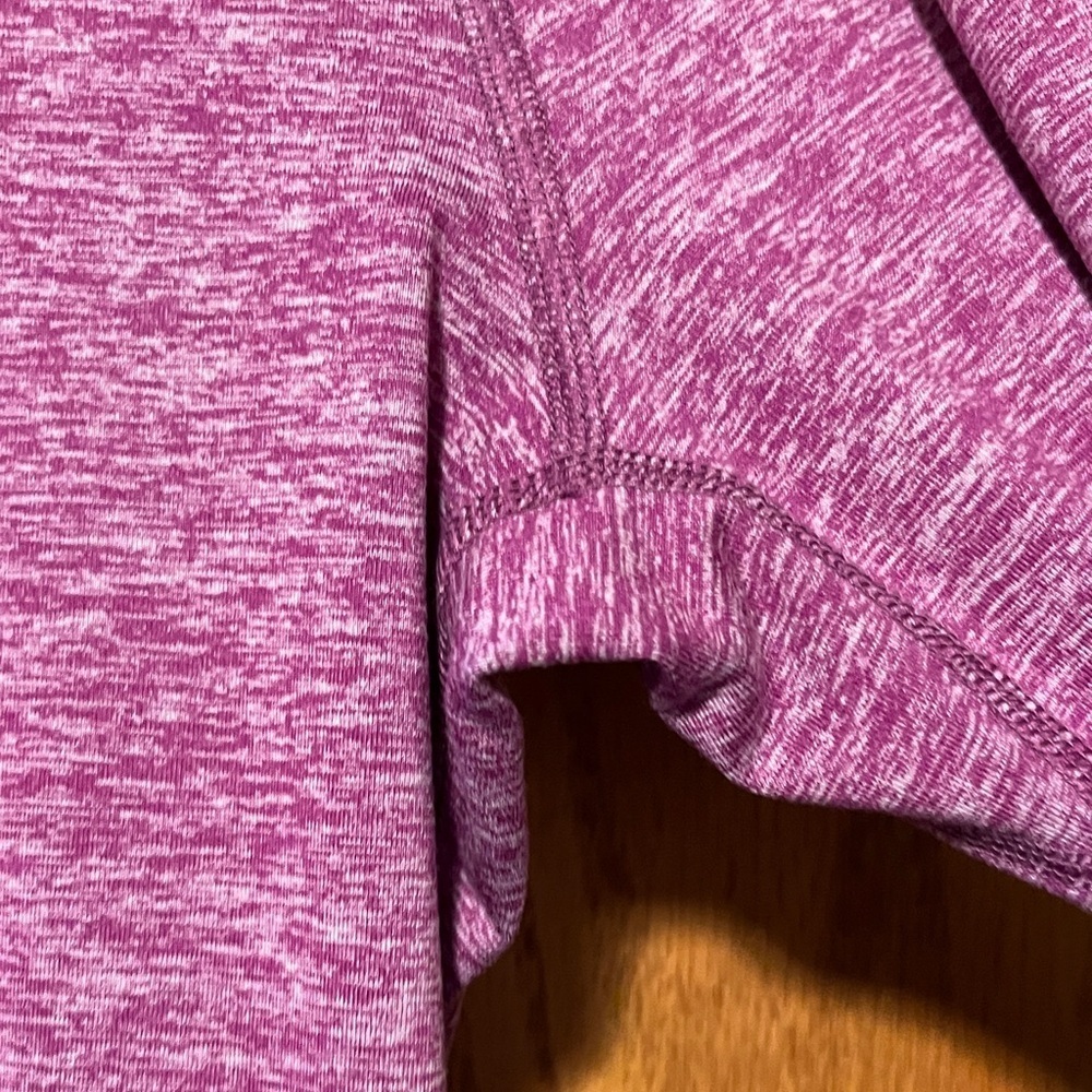 Nike Women's Heathered Purple Long Sleeve Top - Picture 8 of 14